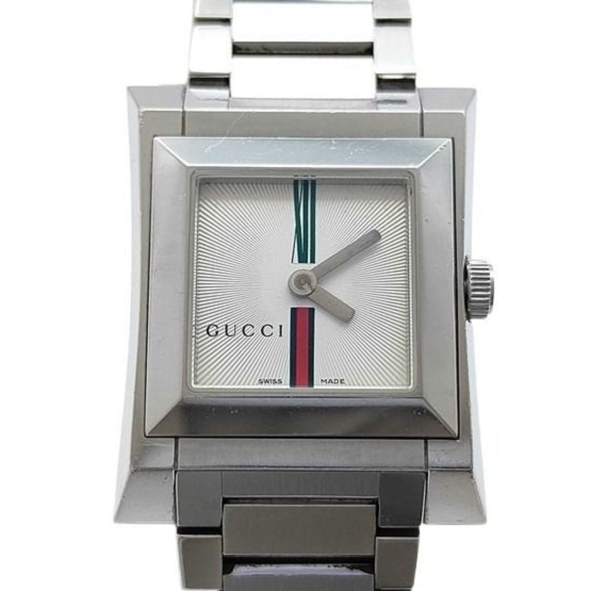 2000_5258919c-ad6c-4b49-a728-c63732a2764f.jpg GUCCI Sherry Line 111L Silver Stainless Steel Women's Quartz Watch - Image 1