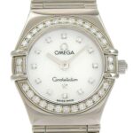 Like New Omega Constellation Mini My Choice 1165 76 Mother-of-Pearl Dial 18K White Gold 64.3g Quartz 150th Anniversary Limited Edition of 999 Pieces