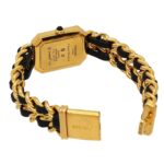 Chanel Premiere Large Size H0001 Wo Black Gold Quartz - Image 4
