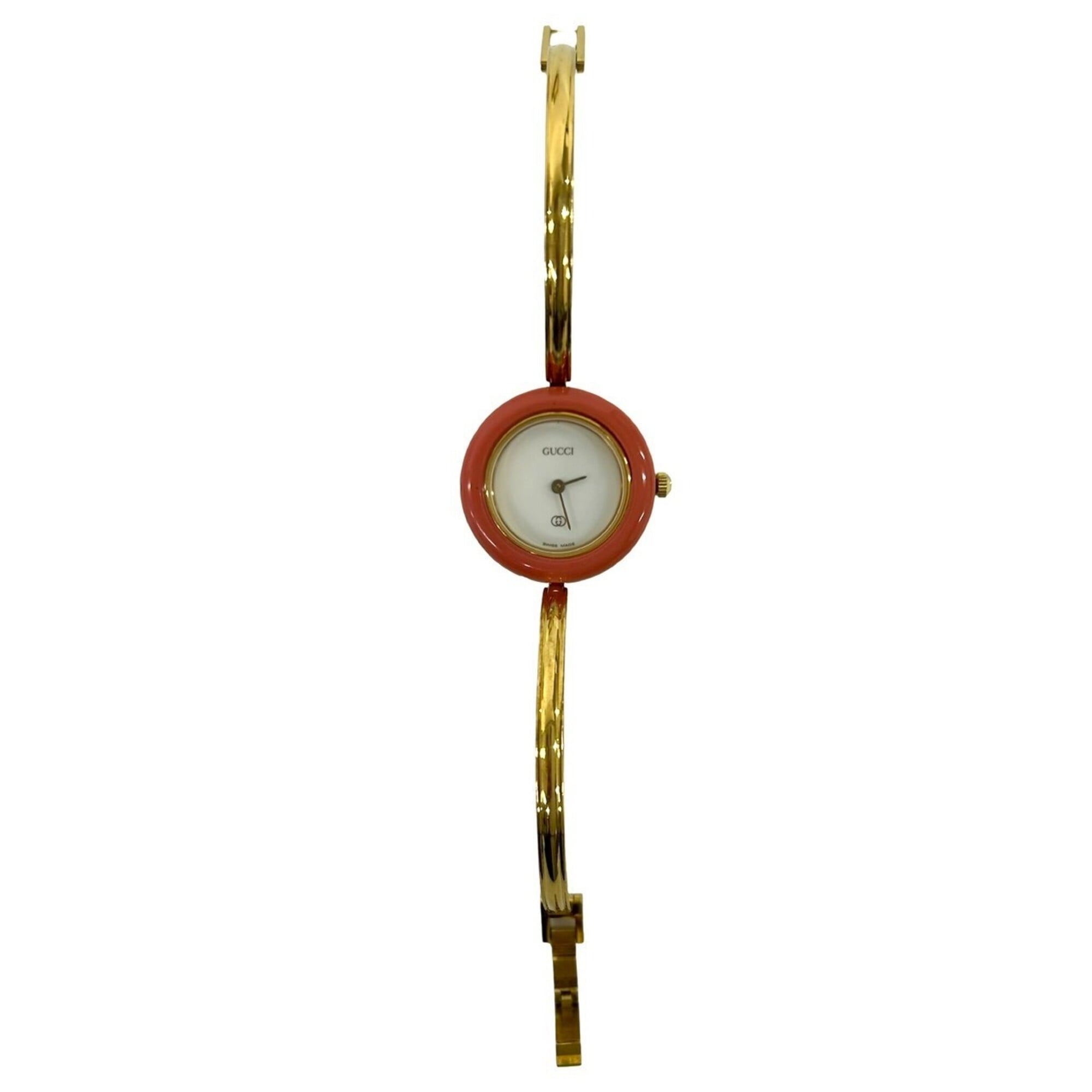 2000_54cd756c-17ab-4acf-9ffd-60780bf2d6d3.jpg GUCCI Vintage Changeable Bezel Sherry Line GP Watch Wristwatch Gold 30660 - Image 1