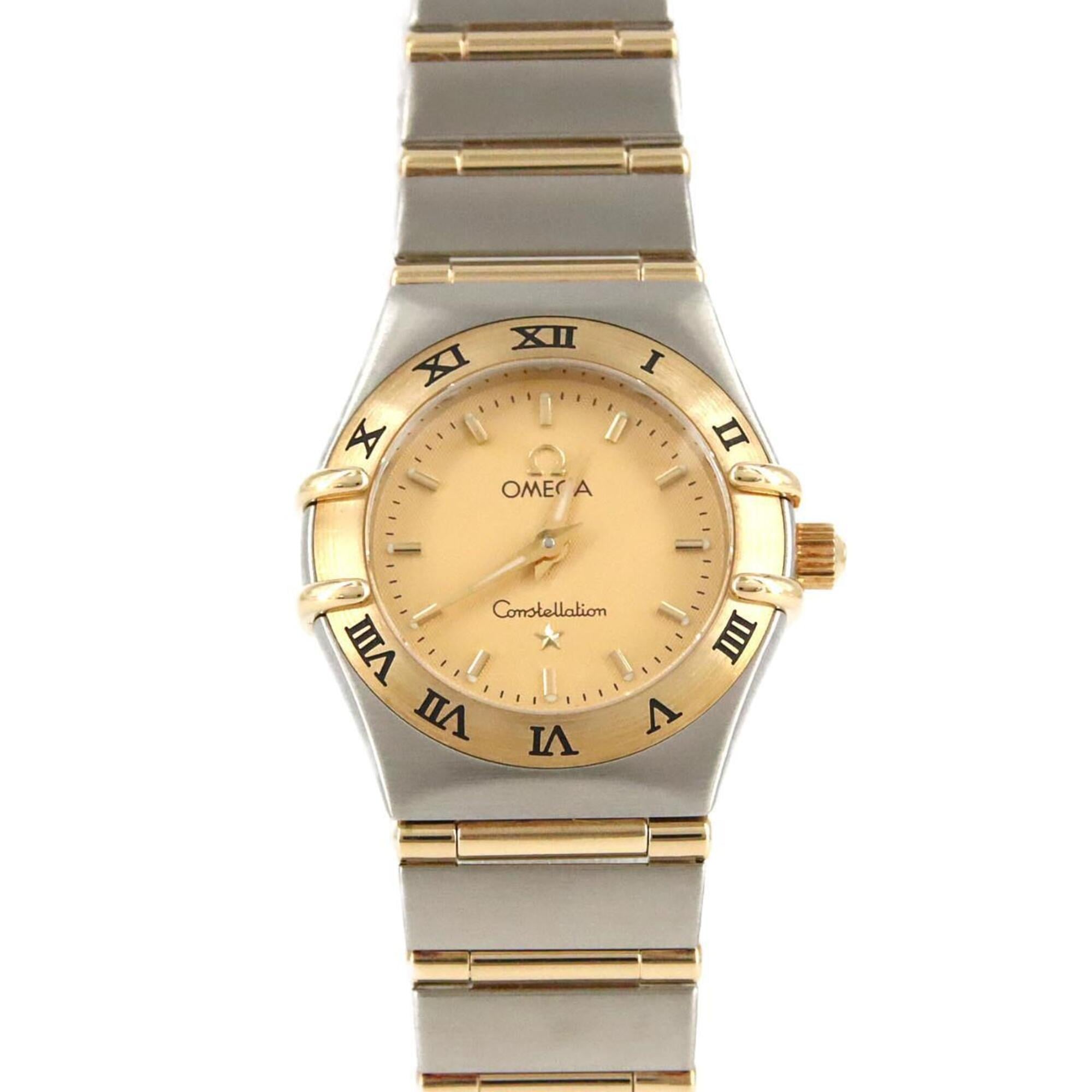 2000_5500ee6e-80ae-45aa-b762-f6774ac3c7da.jpg Omega Constellation Mini Two-Tone 1262.10 SSxYG Quartz - Image 1
