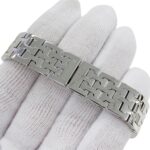 Hermes HERMES Women's Watch Brand H-Watch Quartz QZ Stainless Steel SS HH1.210 Silver Black - Image 6