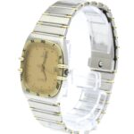 OMEGA Constellation 18K Gold Steel Quartz Mens Watch - Image 2