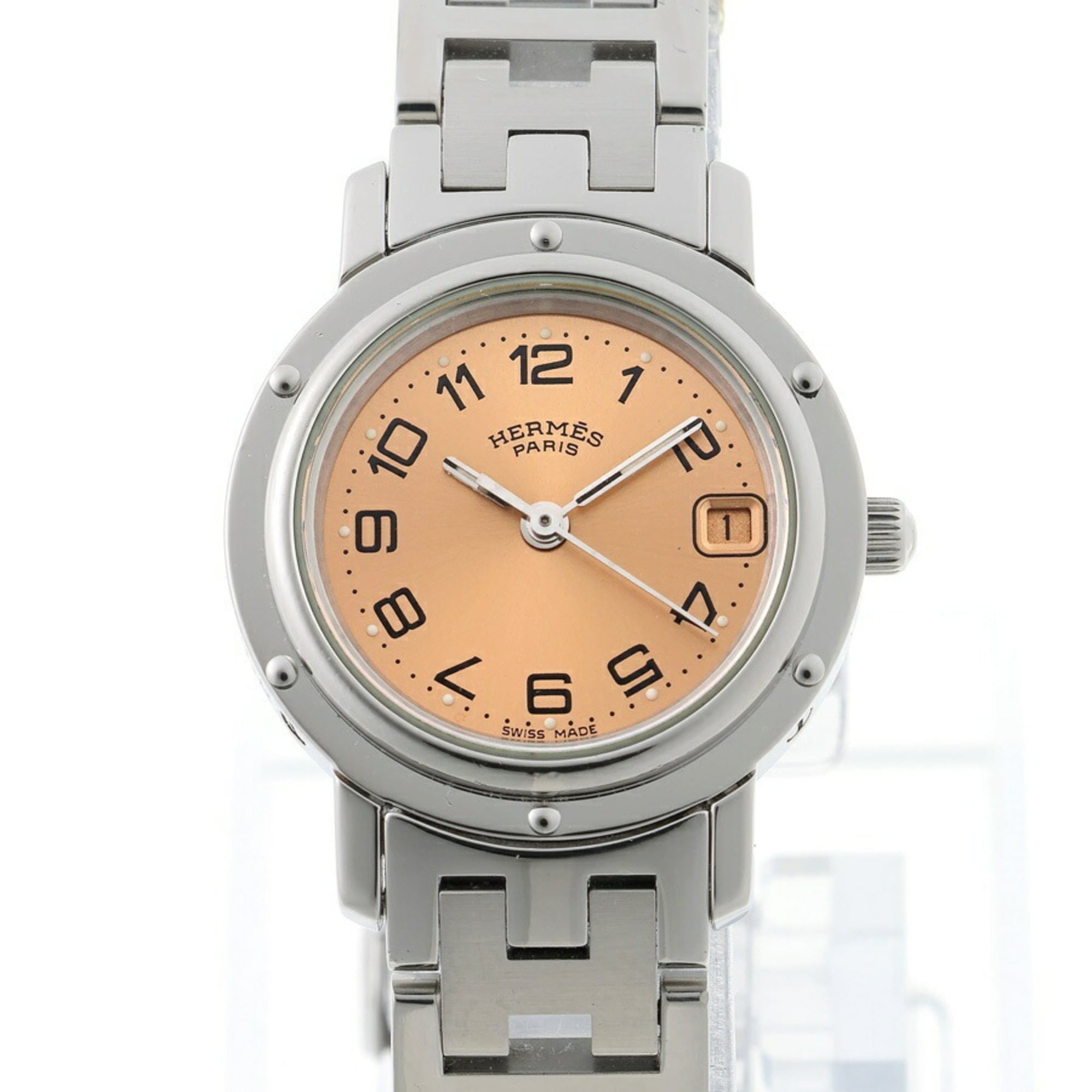 2000_5596c692-e630-49ab-8593-23fbe695a1e3.jpg Hermes Clipper CL4.210 Pink Quartz - Image 1