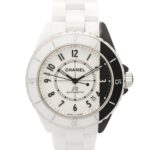 Chanel J12 Paradox Caliber 12.1 Watch, Ceramic, Men's, White/Black, H6515