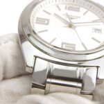 Longines Conquest watch L3.632.4, stainless steel, silver, quartz, analog, white dial, men's. - Image 7