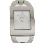 Dior Maris Watch D78-109, Stainless Steel, Quartz, Analog Display, White Shell Dial, Women's