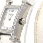 HermÃ¨s H Watch Double Tour D HH1.131 Stainless Steel Quartz Wristwatch - Image 3