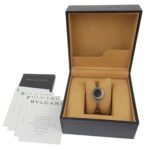 BVLGARI Bzero1 Watch, BZ22SS, Stainless Steel, Quartz Movement, Analog Display, Black Dial, Women's - Image 8