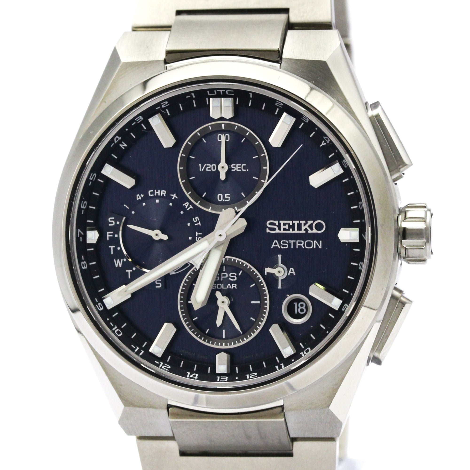 2000_5a15e088-07ab-44eb-ab42-c692ff6c8dea.jpg SEIKO Astron Nexter Solar GPS Radio Wave Watch SBXC161(5X83-0AE0) - Image 1