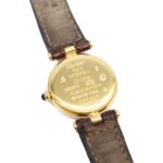 Cartier Must VendÃ´me SM Vermeil Quartz with Roman Numerals Gold and Ivory Dial Ladies' - Image 9