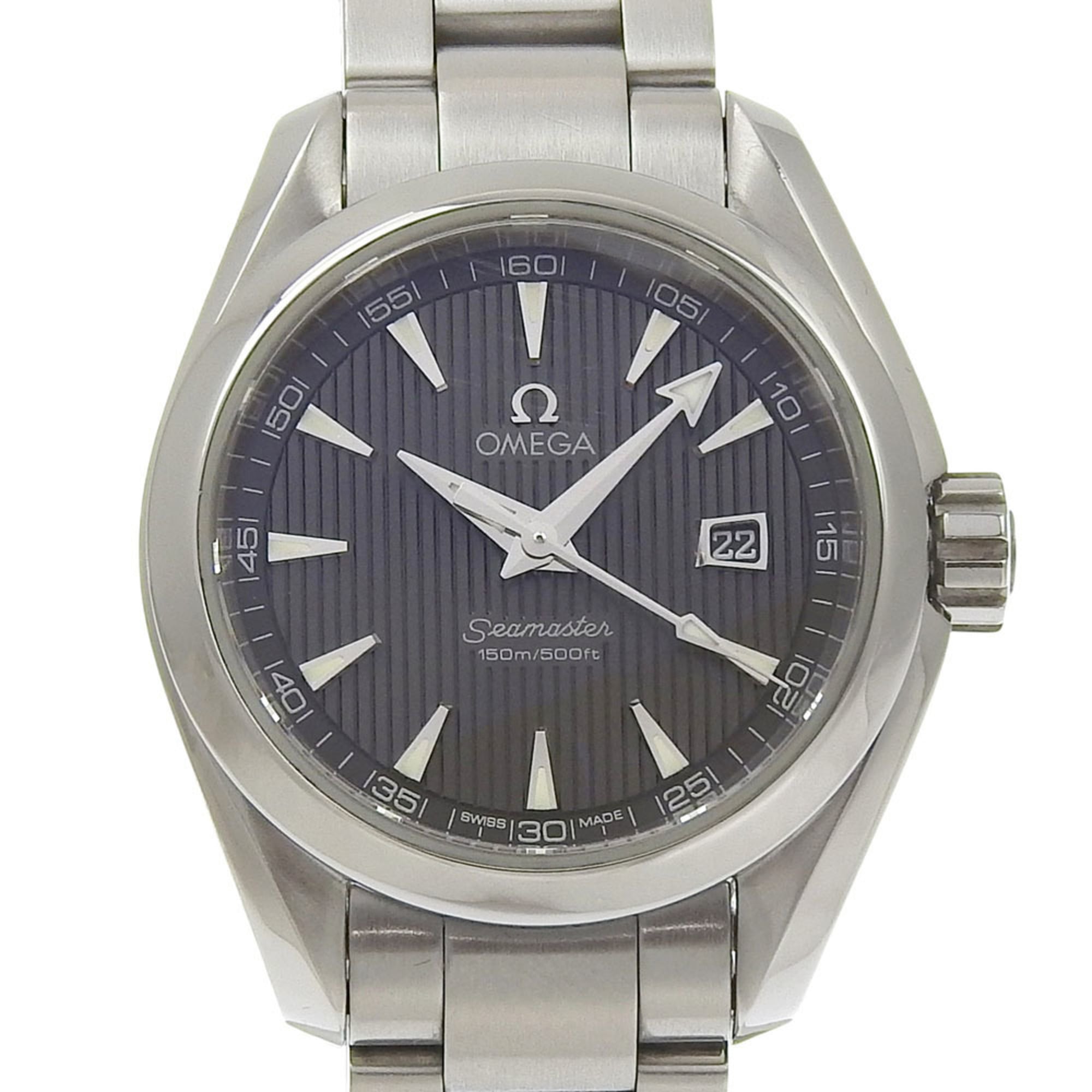 2000_5b9ac90d-dd94-4fd4-8259-bd36b25d8f12.jpg Like New Omega Seamaster Aqua Terra Date 150m Water Resistant 231 10 61 06 001 Gray Dial Stainless Steel Quartz 30mm - Image 1