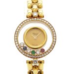 Chopard Happy Diamonds YG 20 3926-24 Gold Dial Wo