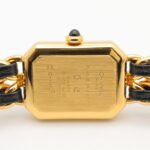 Chanel CHANEL PremiÃ¨re S Watch, Gold Plated (GP), Leather Strap, Women's, Black, H0001 - Image 6