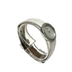 Dior La Di de wrist total weight 21.3g stainless steel genuine leather strap quartz movement white mother-of-pearl dial CD041111 - Image 3