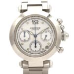 Cartier Pasha C Chronograph W31039M7 Stainless Steel Automatic Watch
