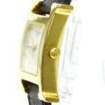 HERMES H Watch Gold Plated Leather Quartz Ladies Watch HH1.201 - Image 3