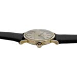 Omega De Ville Watch f-25030 Gold Black Women's SS Leather Manual Winding OMEGA Dial Analog Stainless Steel - Image 6