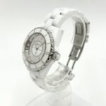 Chanel J12 Mirror 33mm White Dial Quartz Ceramic H4861 - Image 2