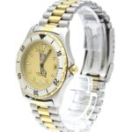 TAG HEUER 2000 Professional Gold Plated Steel Quartz Mens 974.006R - Image 2