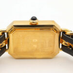 Chanel CHANEL PremiÃ¨re S Watch, Gold Plated (GP), Leather Strap, Women's, Black, H0001 - Image 6