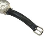 Tiffany & Co. Atlas watch, total weight 36.4g, stainless steel, genuine leather strap, quartz movement, white dial, Z1300.11.11A20 - Image 6