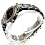 Tiffany & Co. Atlas watch, total weight 51.2g, stainless steel, quartz movement, black dial. - Image 2