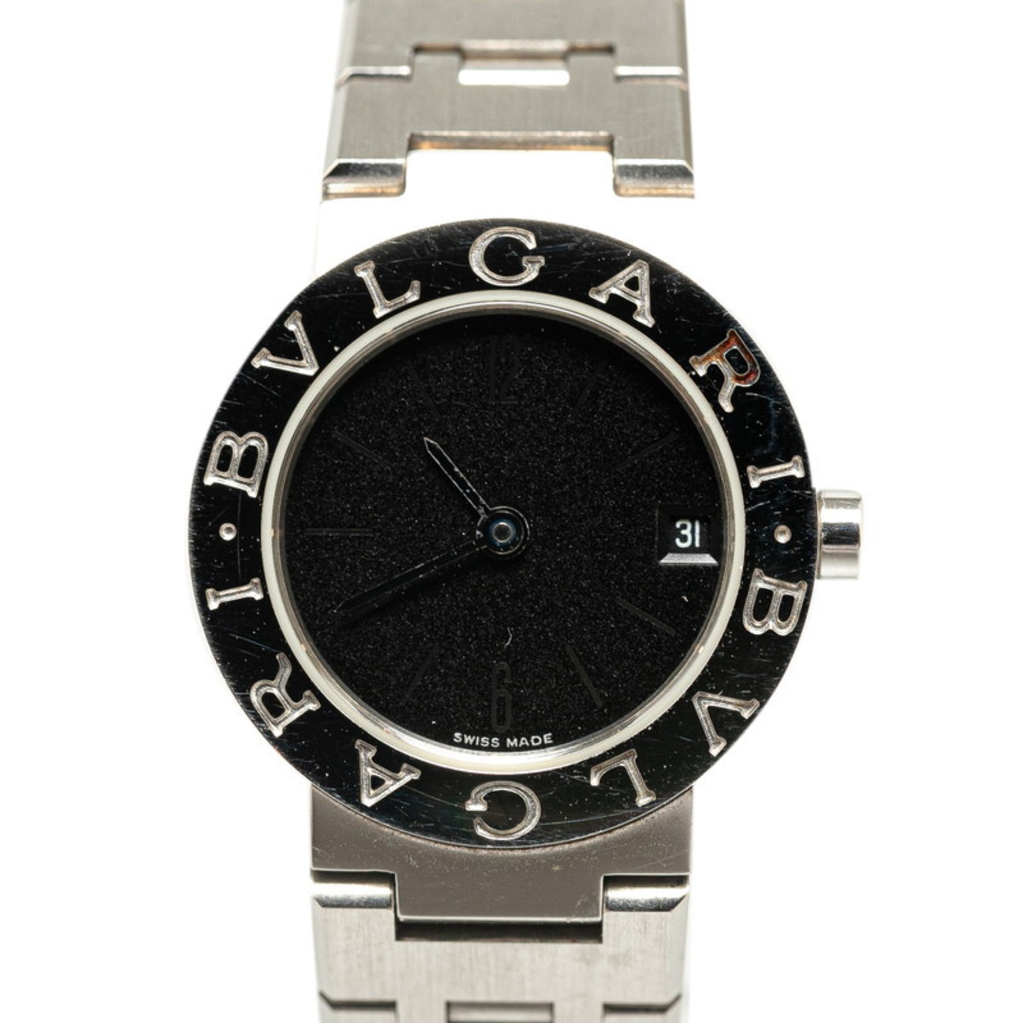 2000_6093817b-580a-4eef-83f3-04909e1ada55.jpg BVLGARI Watch BB23SS Quartz Black Dial Stainless Steel Women's - Image 1