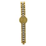 Christian Dior Vintage Octagon Stainless Steel Quartz Wrist Gold 31990
