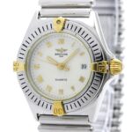 BREITLING Callistino 18K Gold Steel Quartz Ladies B52043