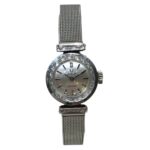 Omega De Ville watch, total weight 20g, stainless steel, manual winding, silver dial, 511.285