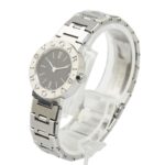 BVLGARI Watch BB23SS Quartz Black Dial Stainless Steel Women's - Image 3