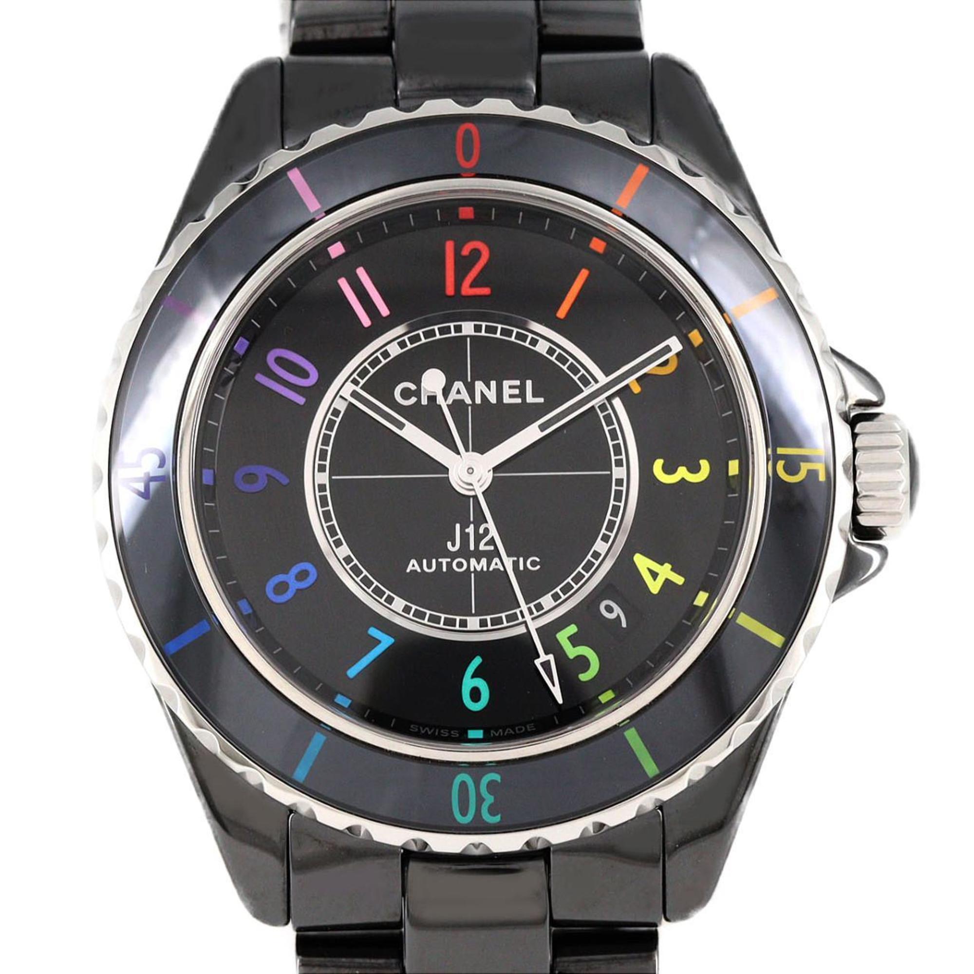 2000_61a3b6f7-a6d7-4f3c-ba89-1544e7c029e9.jpg Chanel J12 Electro Caliber 12.1 Limited H7122 Ceramic Automatic Watch - Image 1