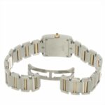 Cartier Tank Francaise SM Two-Tone W51007Q4 Wo Ivory 18K Yellow Gold Quartz - Image 5