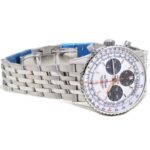 BREITLING Navitimer B01 Chronograph 41 AB0139211A1A1 AB0139 White Shell Men's Watch, Japan Limited Edition, Stainless Steel 40104 - Image 6