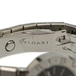 BVLGARI Watch BB23SS Quartz Black Dial Stainless Steel Women's - Image 7