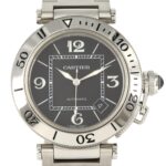 Cartier Pasha Seatimer W31077M7 Stainless Steel Automatic Watch