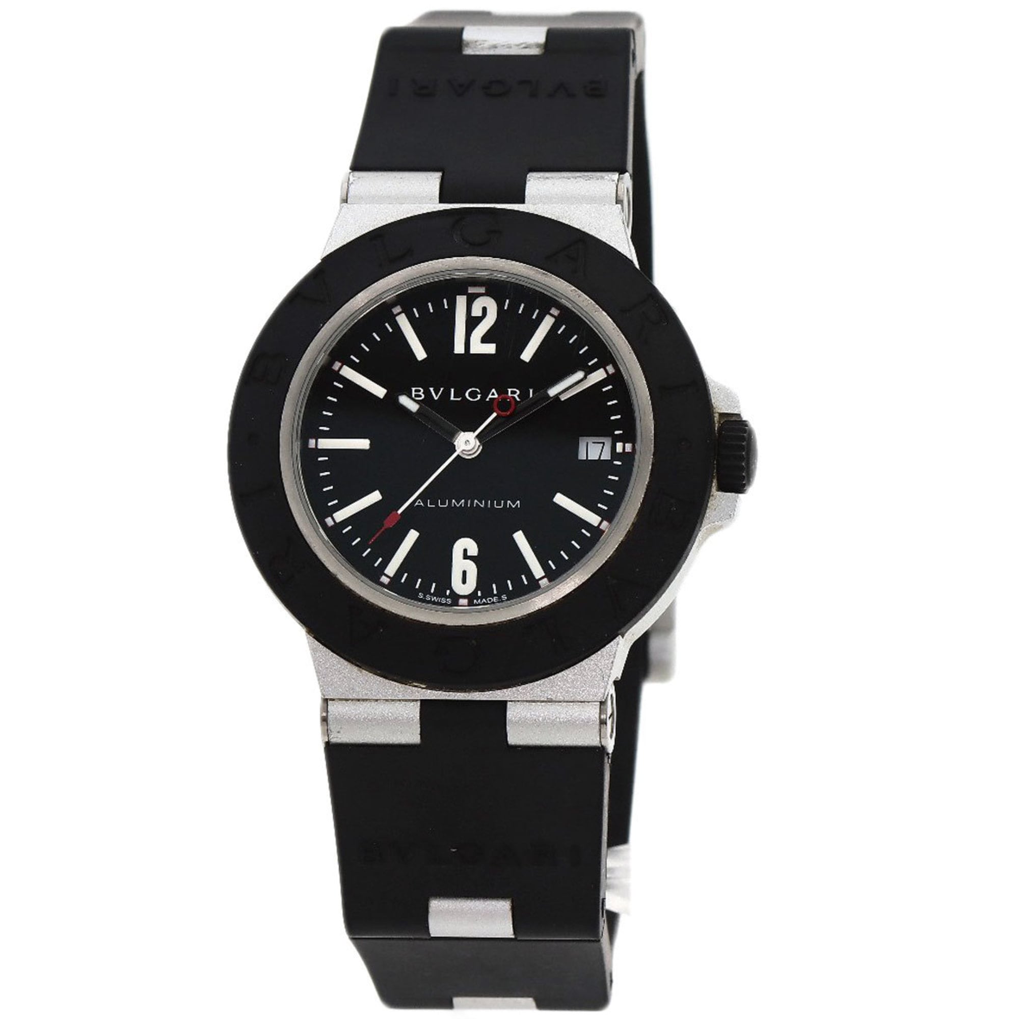 2000_628ee6b7-eb7d-4f5d-a97b-f95d2f6c739d.jpg BVLGARI BB40AT Alum Date Watch Rubber Men's - Image 1