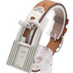 Hermes Kelly Stainless Steel Leather Strap Wo Silver Tone KE1.210 - Image 2