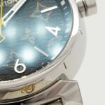 Louis Vuitton Tambour Monogram QA072Z Brown Dial - Image 5