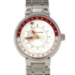 Louis Vuitton Tambour Moon Dual Time QA106 Stainless Steel Quartz Watch