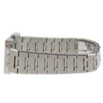 BVLGARI Quadrado SQ22SS Stainless Steel Watch with Quartz Movement, Analog Display, Black Dial, for Women - Image 4