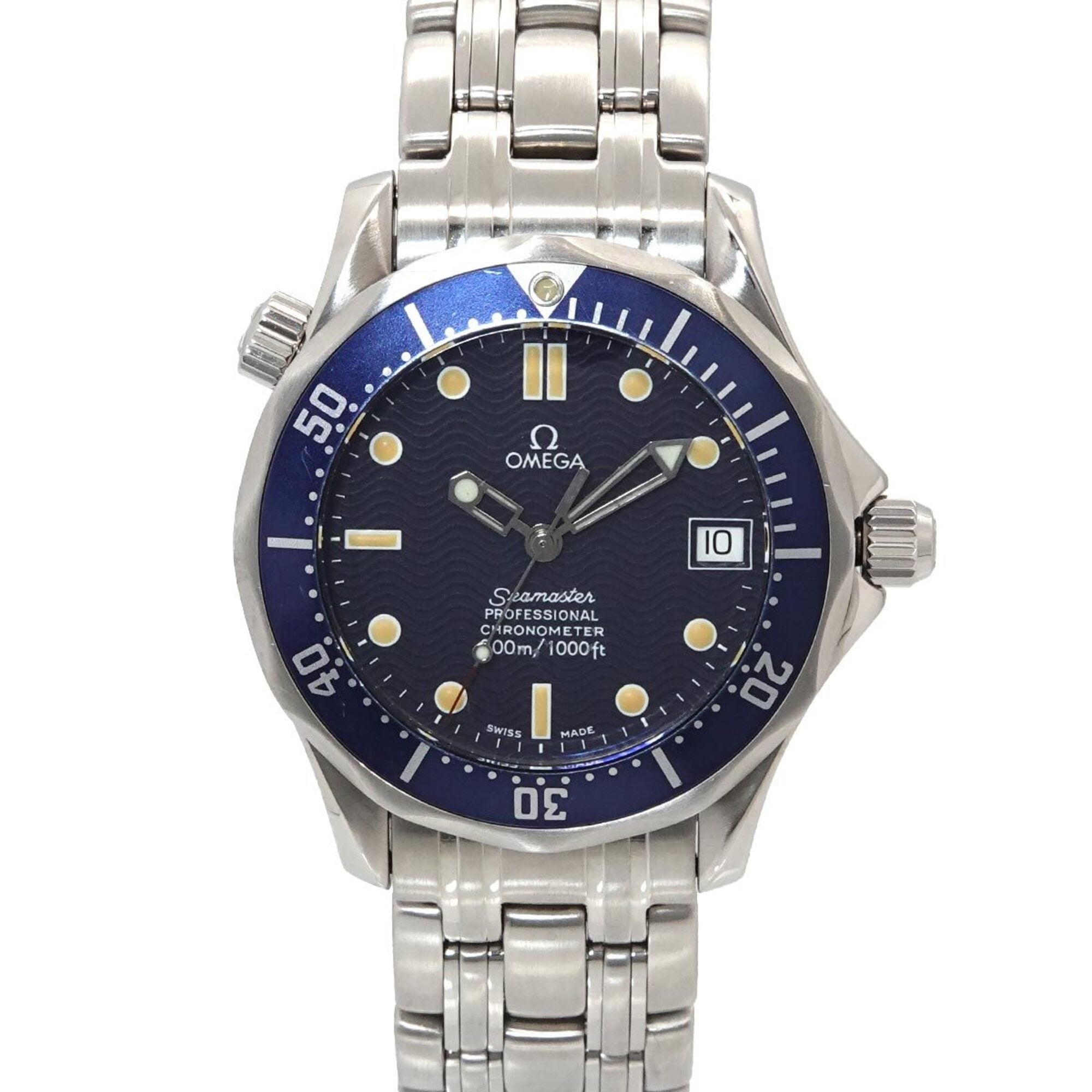 2000_64987c94-500d-4692-acd7-1d1b43c969a4.jpg Omega Seamaster 300 Professional 2551 80 Boys' Date Navy Automatic Movement - Image 1