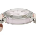 Tiffany & Co. Atlas Watch Z1300.11.11A31A41A Quartz Pink Dial Stainless Steel Leather Ceramic Ladies' - Image 4