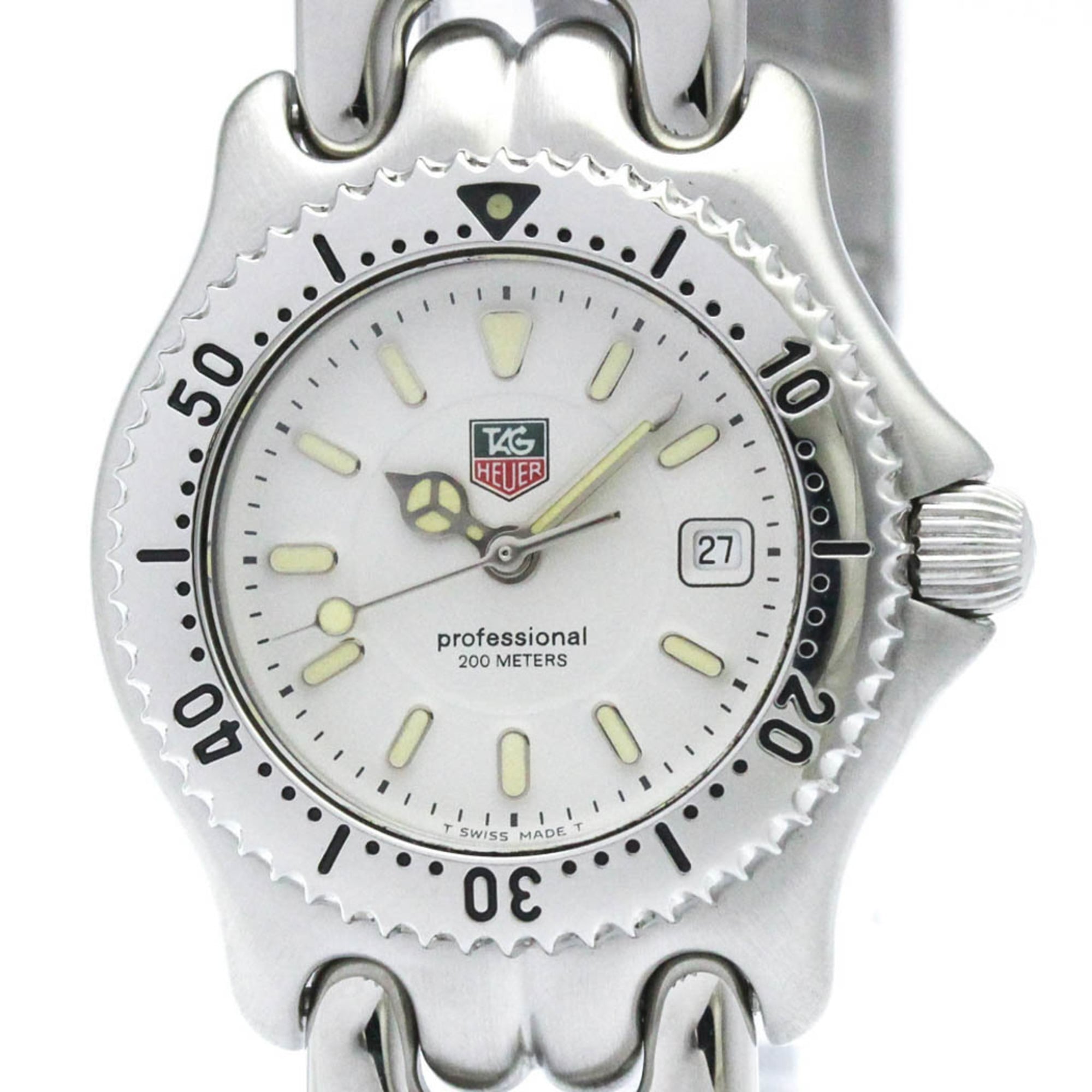 2000_64c29c9d-8a82-4cb8-a268-7ae6dbfa2b49.jpg TAG HEUER Sel Professional 200M Steel Quartz Watch WG1312 - Image 1