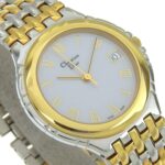 Christian Dior Combination Watch 3023 Stainless Steel x Gold Plated Quartz Analog Display White Dial Boys - Image 3