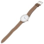 Hermes Arceau watch, stainless steel, leather strap, boys' size, white, AR5.510 - Image 3