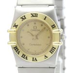 OMEGA Constellation 18K Gold Steel Ladies 795.1080