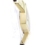 HAMILTON Ventura Gold Plated Leather Quartz Mens 6250 - Image 9