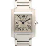 Cartier Tank FranÃ§aise SM Watch, Stainless Steel, Ladies, Silver Tone, WSTA0065
